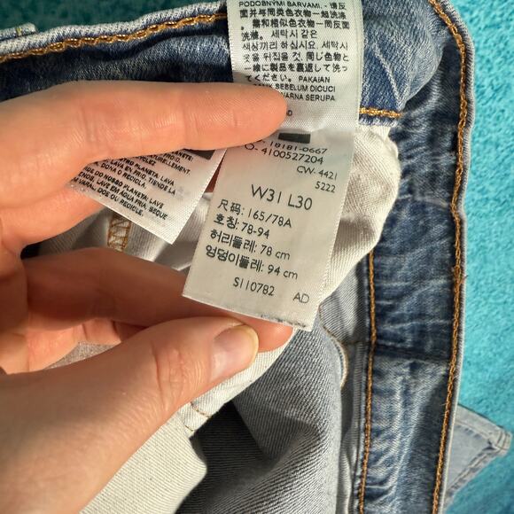 Levi’s 541 Men’s Jeans – Size 31x30 (Fits 32x27) Blue Straight Fit Stretch Denim - Picture 13 of 16